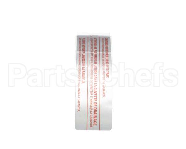 61848 Grindmaster Cecilware Decal, Front Caution