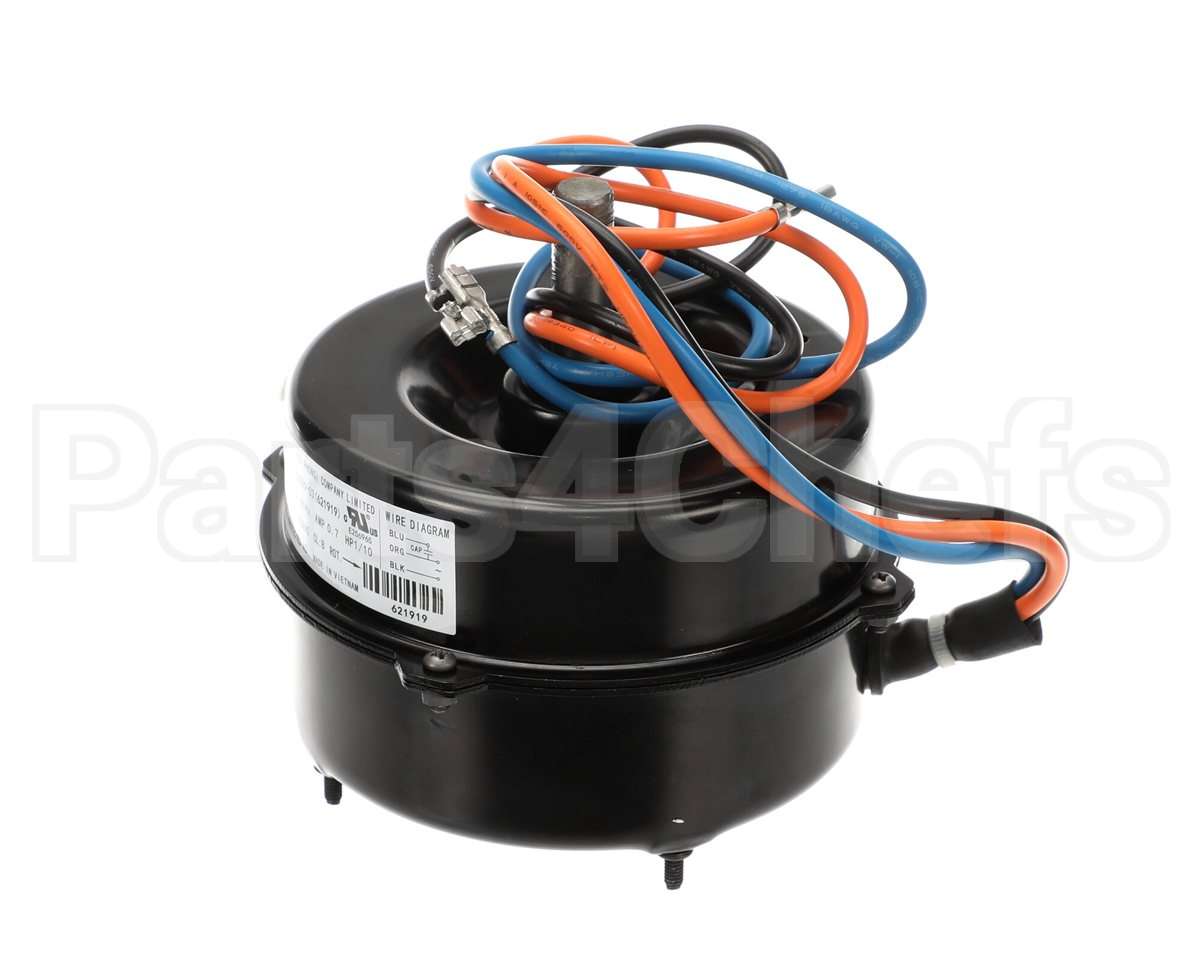 621919 Nortek Mtr,Fan,Psc,K,1/10,6P,1S,Cwle