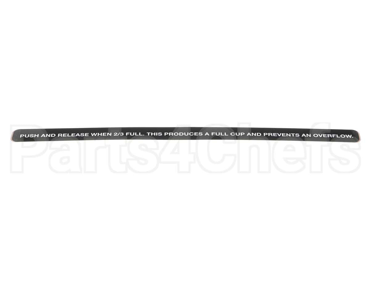 62856 Grindmaster Cecilware Decal,2/3 Full,Pic 5