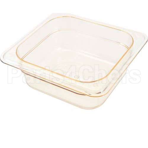 62HP150 Compatible Cambro Pan, Food, H-Pan, 1/6, 2.5"D, Ambr