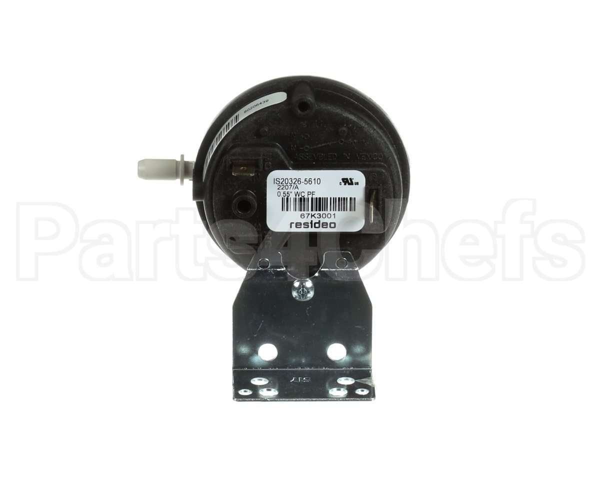 67K30 Lennox .55"Wc Spst Pressure Switch