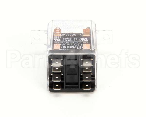 67K65 Lennox 01, Dpdt Flange Mount Relay, 24 Vac