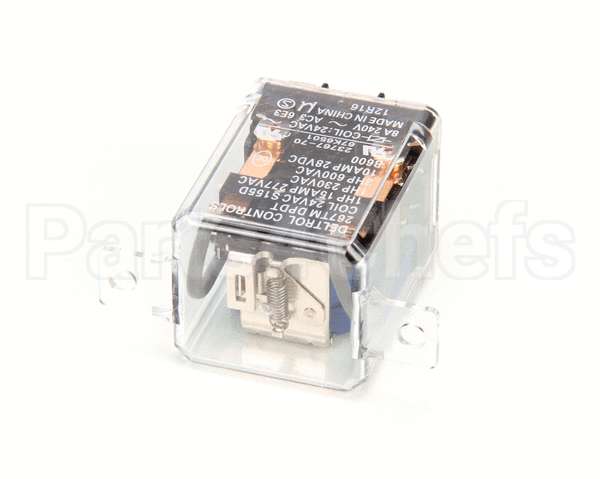 67K65 Lennox 01, Dpdt Flange Mount Relay, 24 Vac