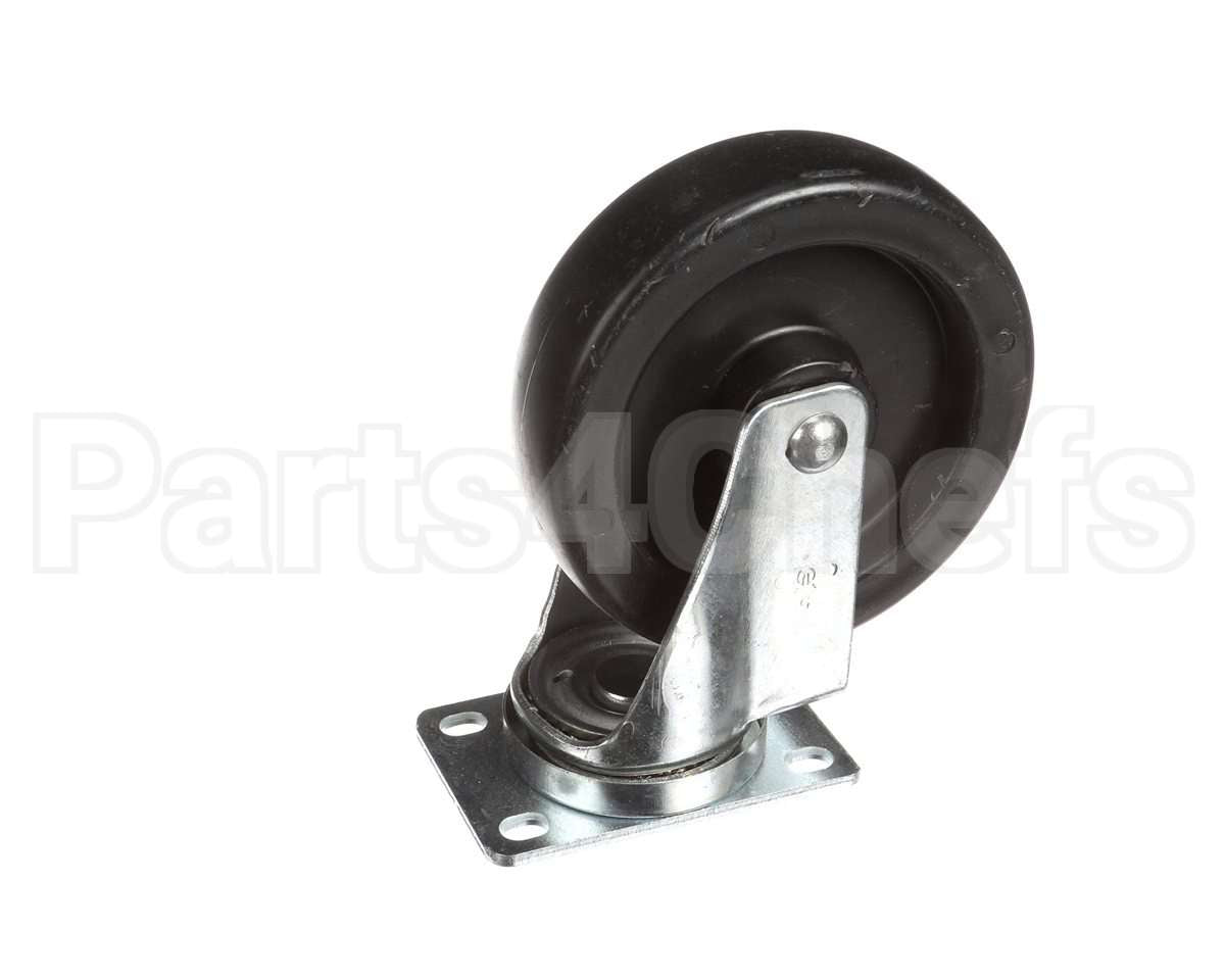 6C525001HDP Kason Plate Mount Caster W/ 5" Wheel, No