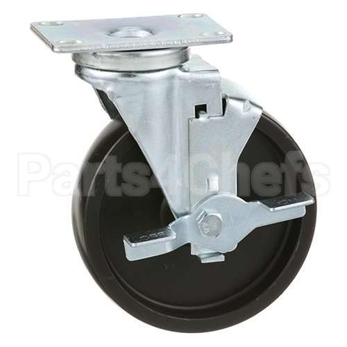6C525001HDPTLB Compatible Kason Kason 5 In Plate Caster W/ Brake, Swivel