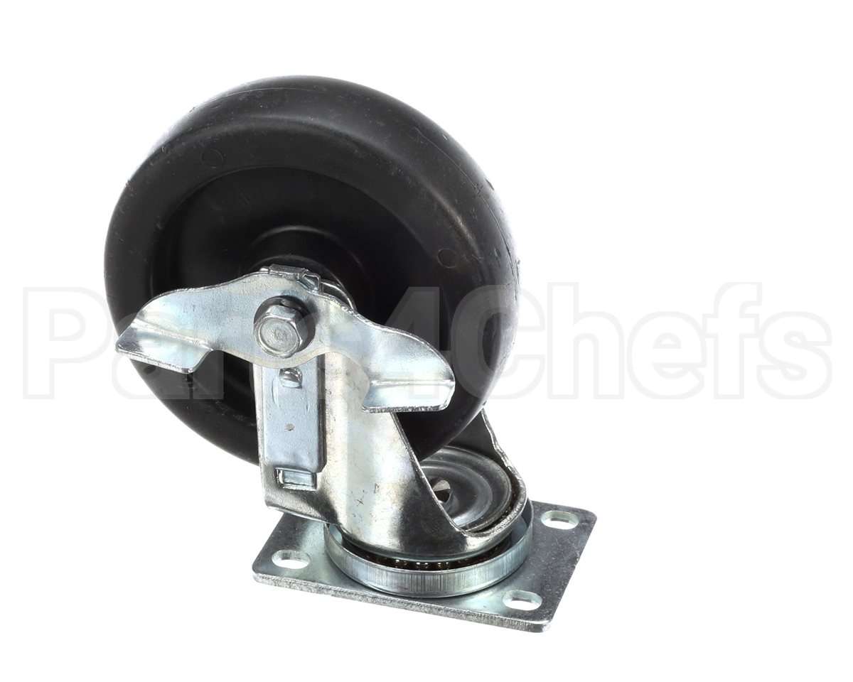 6C525001HDPTLB Kason Plate Mount Caster W/ 5" Wheel & B