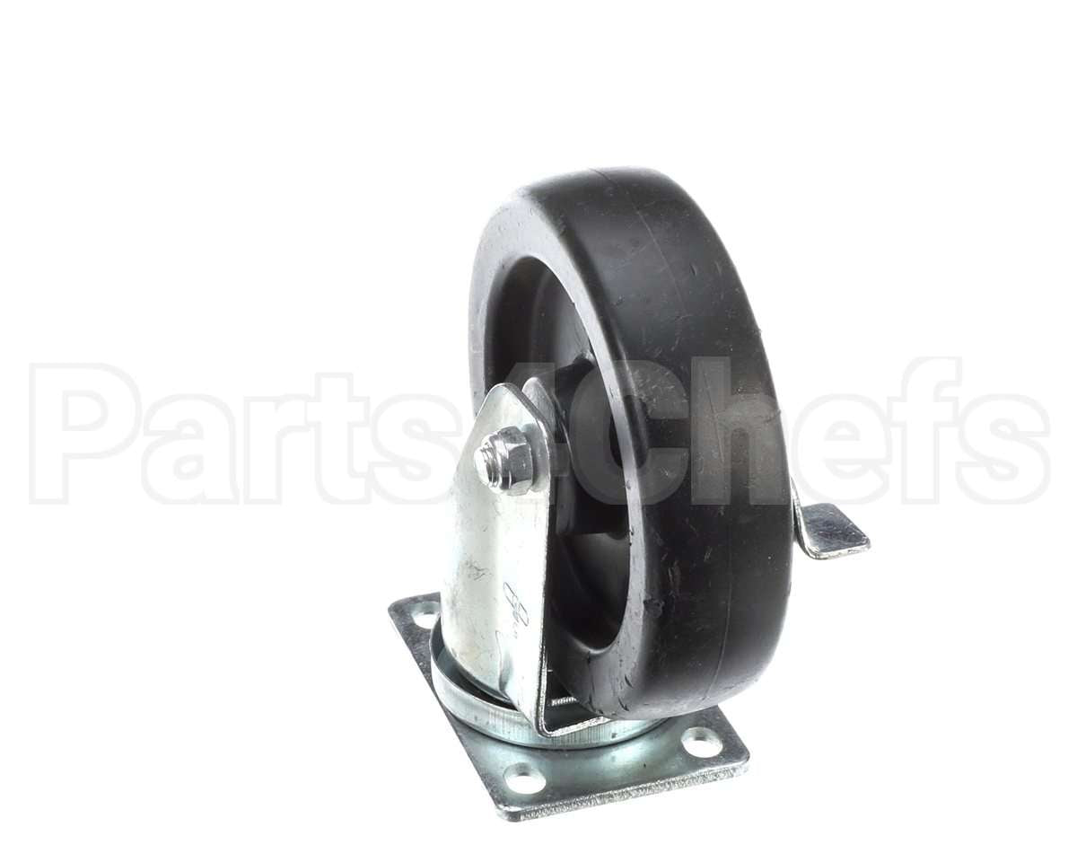 6C525001HDPTLB Kason Plate Mount Caster W/ 5" Wheel & B