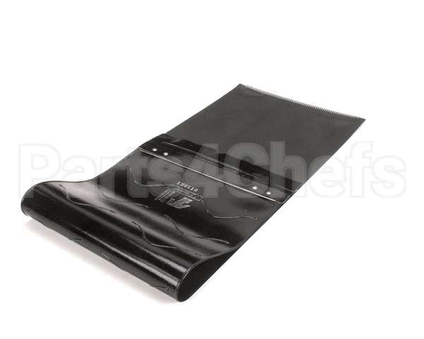 7001095 Antunes Black Wavy Silicone Belt