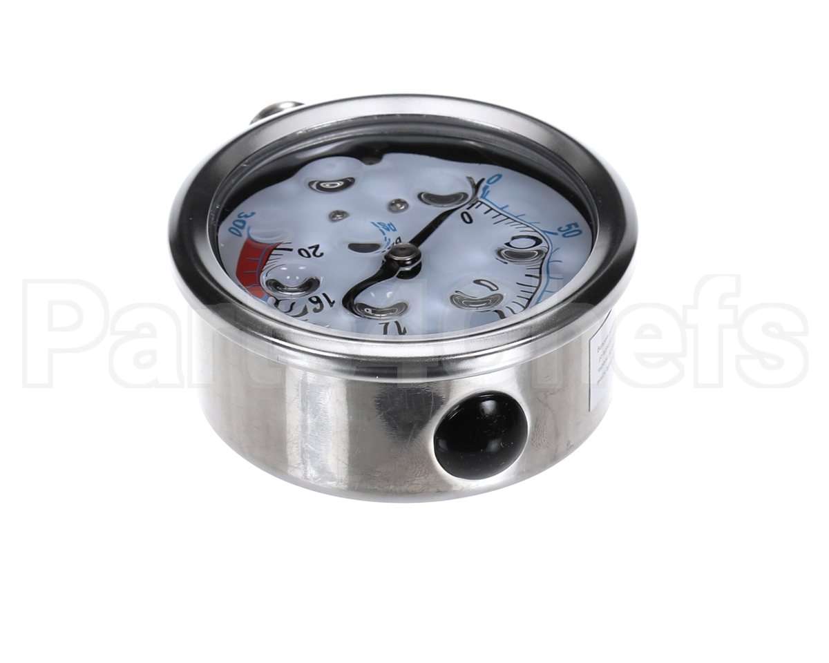 7002617 Antunes Gauge, 300 Psi, 2.5"Gf, Btmmnt, Ss