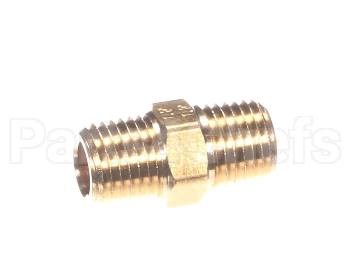 7002624 Antunes Nipple, Hex, 1/4"Mpt, Br