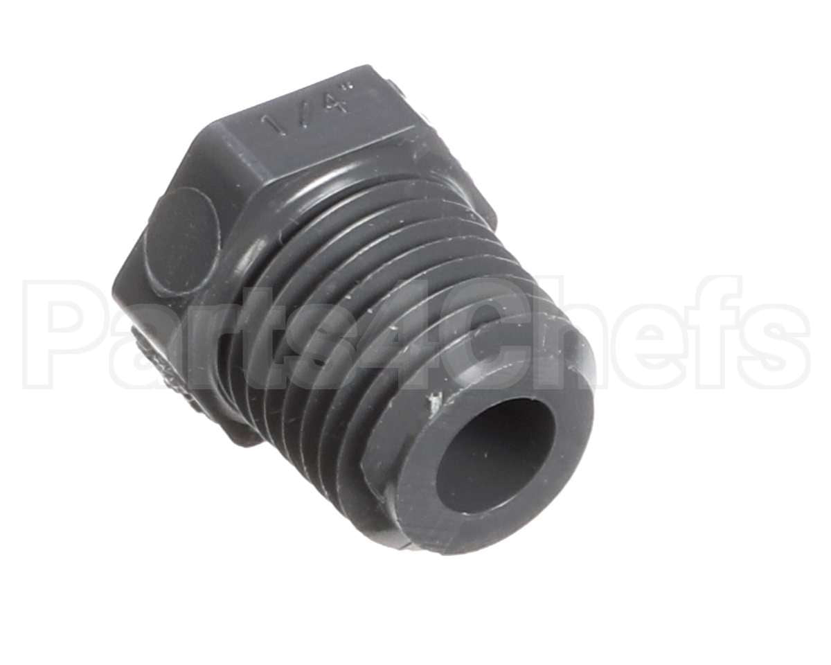 7002627 Antunes Plug, 1/4"Mpt, S80Pvc