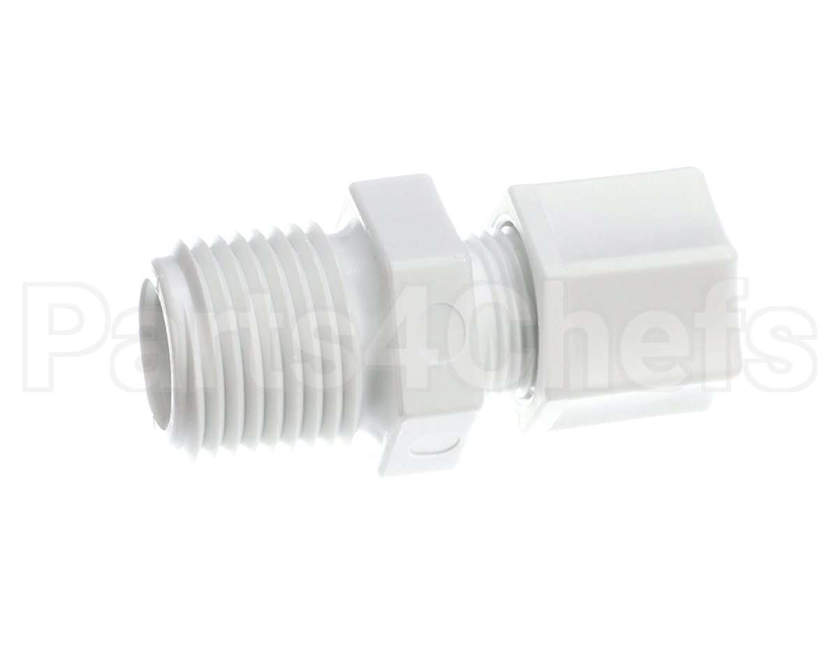 7002630 Antunes Conn,3/8"Cx1/2"Mpt,Jaco,Wht