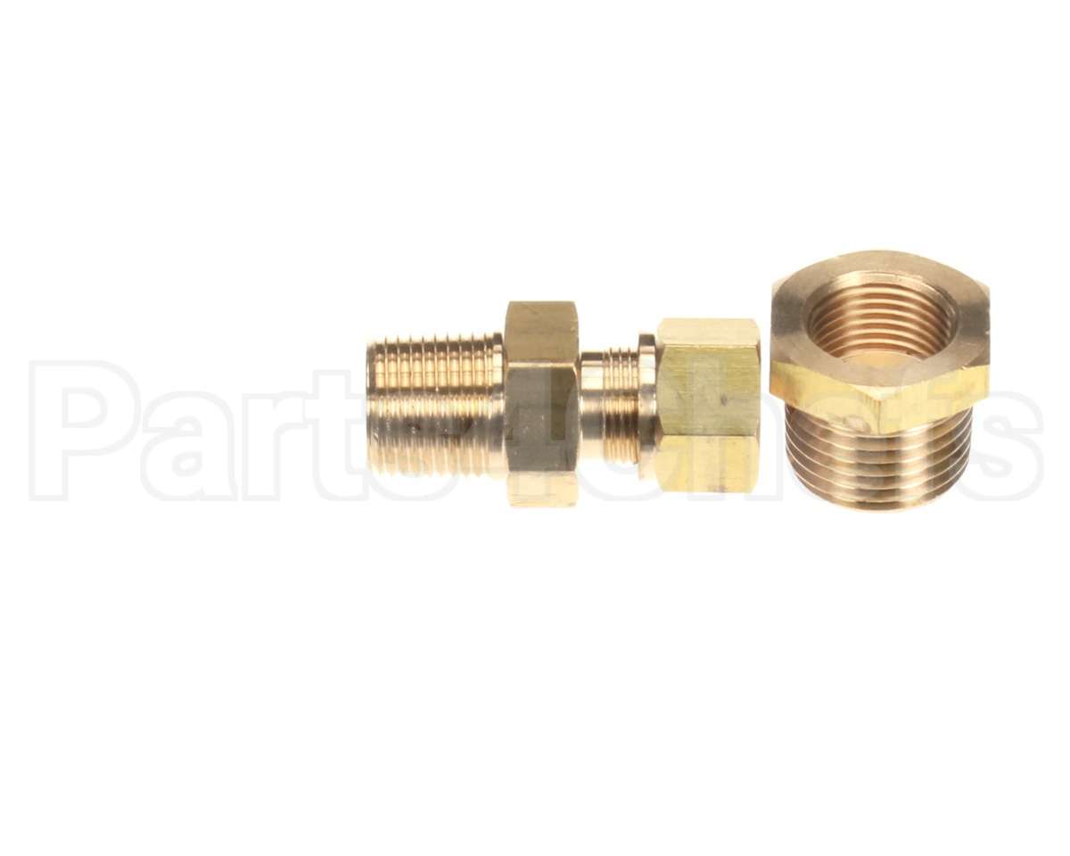 70101-05B Lbc Bakery Brass Union Steam Tubes