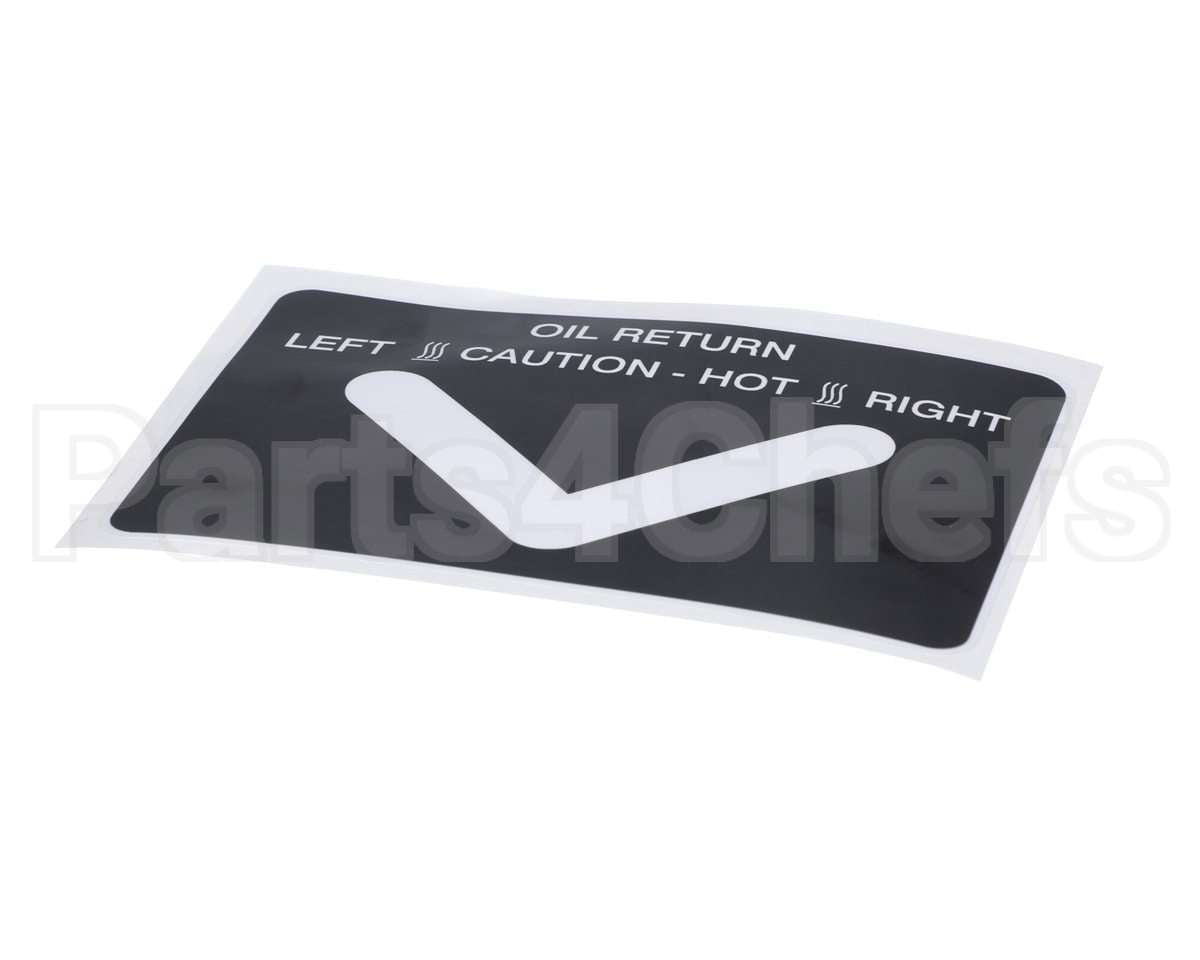 71777 Henny Penny Label Oil Return 34X