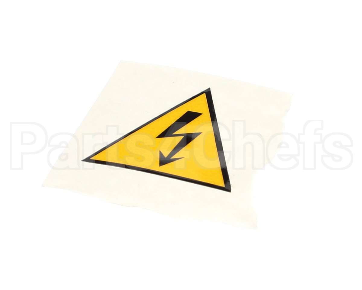 72704 Henny Penny Label - Shock Hazard