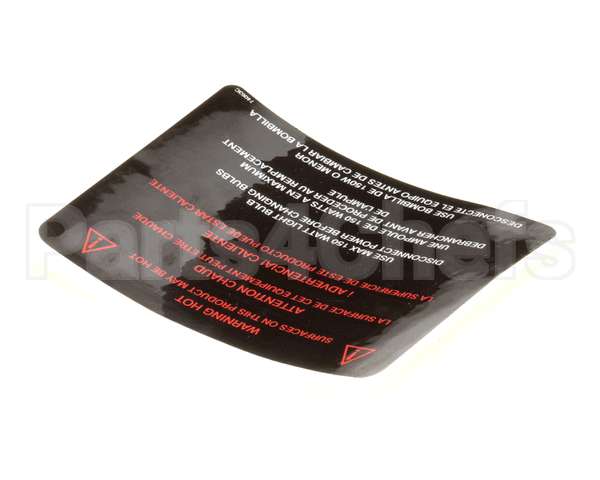 74063 Henny Penny Label-Hot Surf/150W Bulb Scr