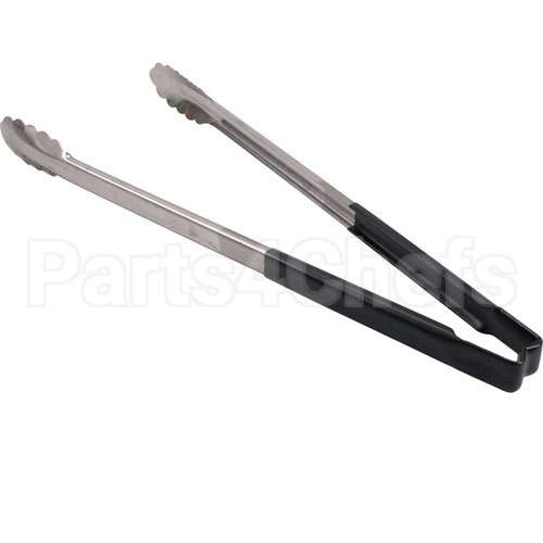 7416BK Compatible Edlund Tongs, Scallop, 16", Blkhdl