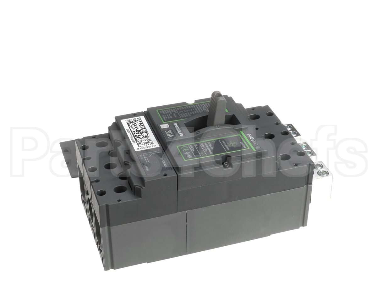 77W38 Lennox Circuit Breaker, 3 Pole, 30A, 600V, Type