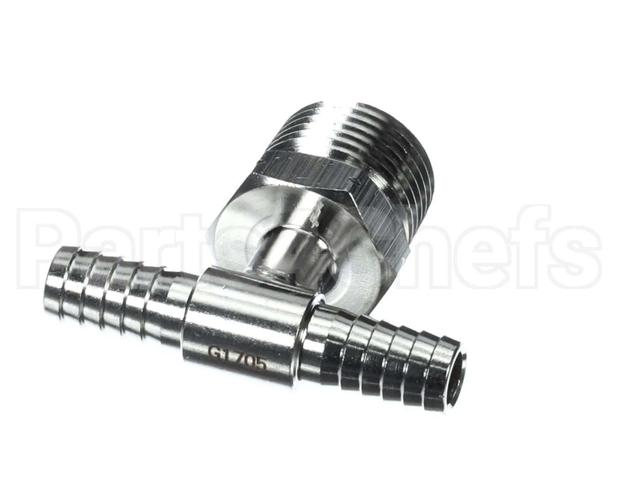 8-524-01 Lancer Ss Tee (2) 38 Barb X 1214