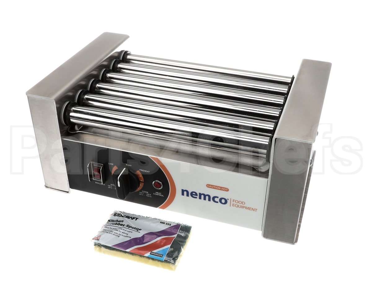 8010-220 Nemco Roll A Grill Hot Dog Grill