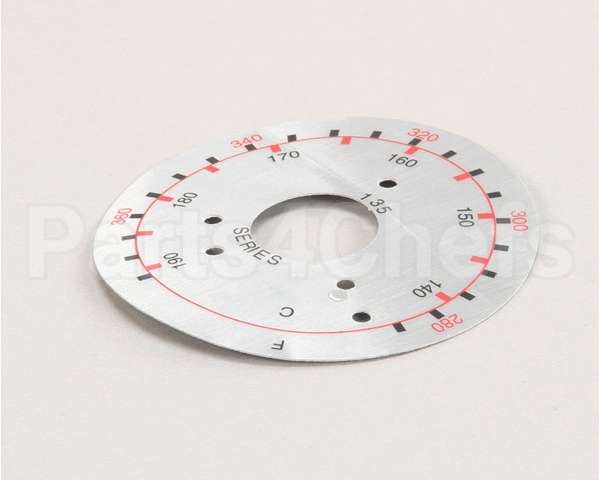 8021470 Frymaster Label, Dial Plate 135 Series