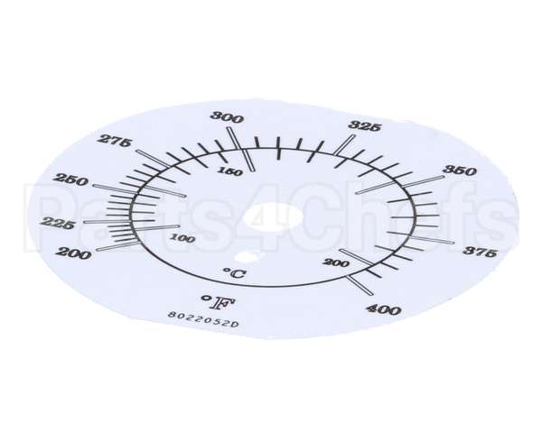 8022052 Frymaster Label, Tmt Dial