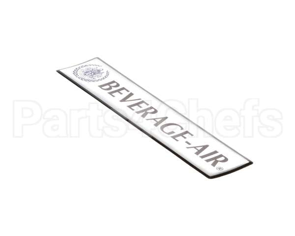 806-313B-01 Beverage Air Nameplate - Beverage-Air Large