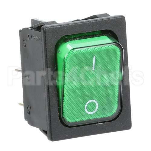 8076645 Compatible Frymaster Rocker Switch - Green Light