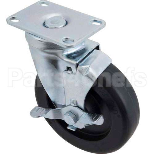 810-0357 Compatible Dean Caster W/Br Plate 5"