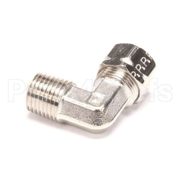 8130302 Compatible Frymaster Elbow, Mle 3/8Tbe To 1/4 Npt Brs