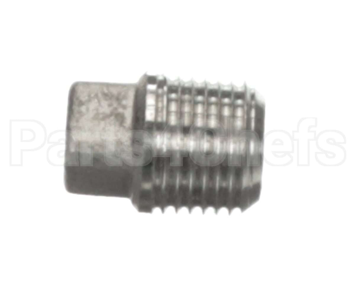 8130679 Frymaster Plug,1/8,Ss,Sq Hd(Scf Suction)