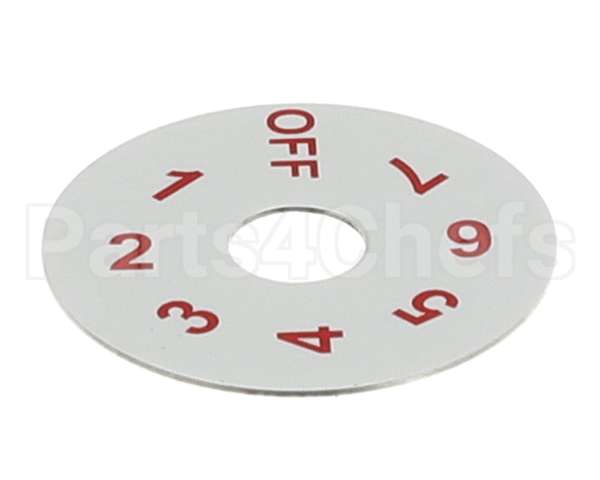 82-0141 Beverage Air Dial Plate - Thermostat