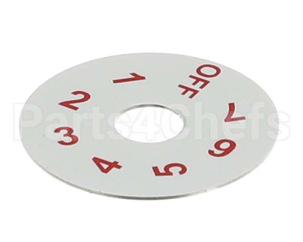 82-0141 Beverage Air Dial Plate - Thermostat