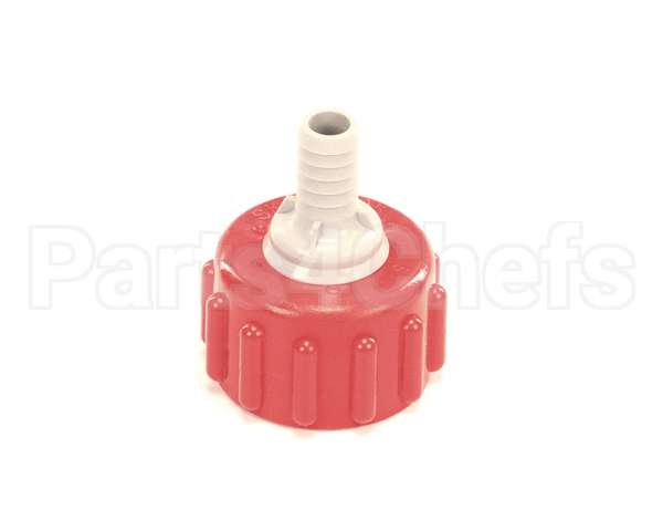 82-3989 Lancer Bib,Connector,Plastic,3/8,Red
