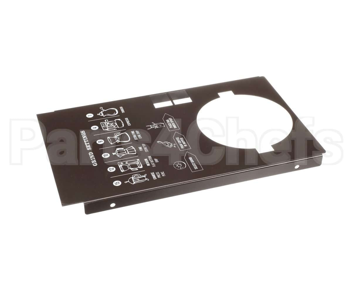 83363TS Grindmaster Cecilware Panel, Upper Front, Drk Brwn,S