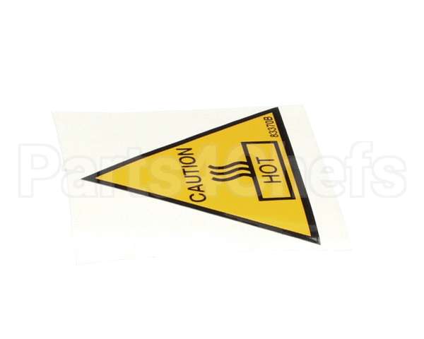 83370-2 Henny Penny Label-Caution Hot, Ul, Mylar