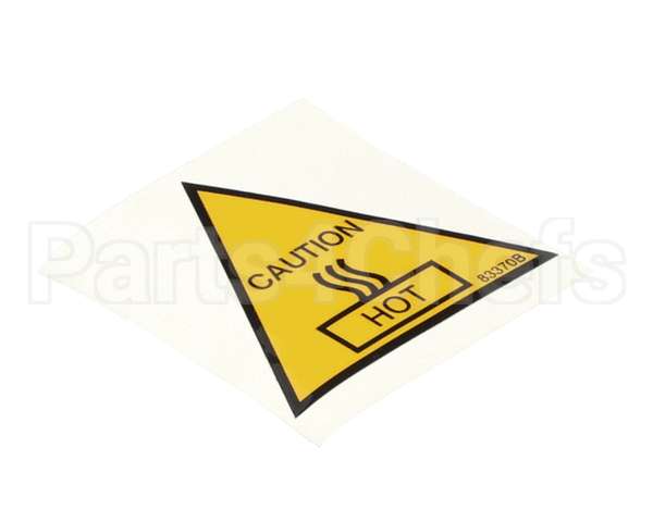 83370-2 Henny Penny Label-Caution Hot, Ul, Mylar
