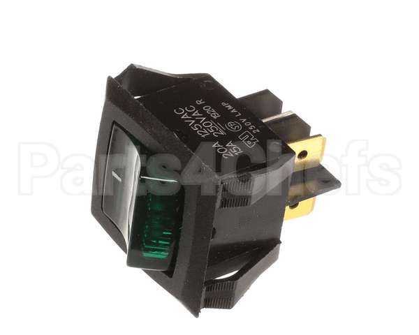 83554 Perfect Fry Switch, Rocker 250Vac Green