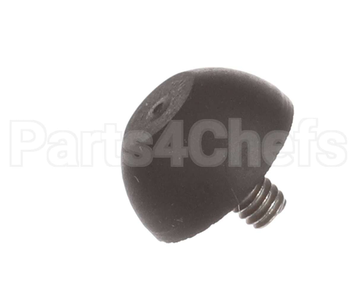 855522 Vollrath Rubber Feet Screw On #8-32 Screw In The