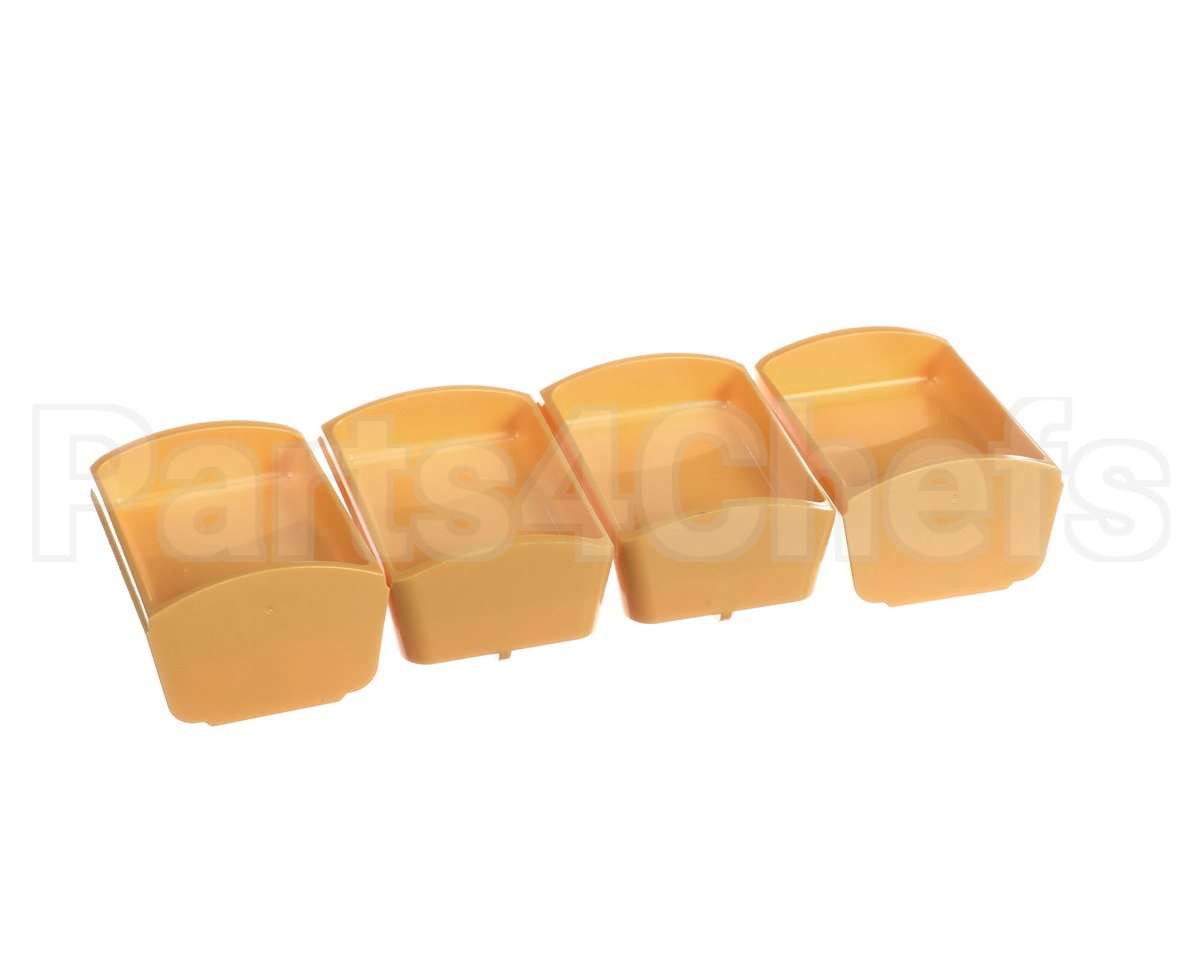 88845 Server Portion Tray, .82 Fl Oz Yel, 4 Pack