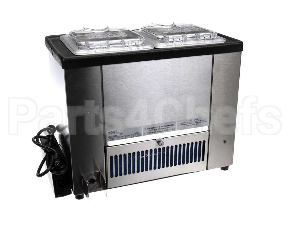 9020-2 Nemco Cold Condiment Chiller, (2) 1/6 Stainles