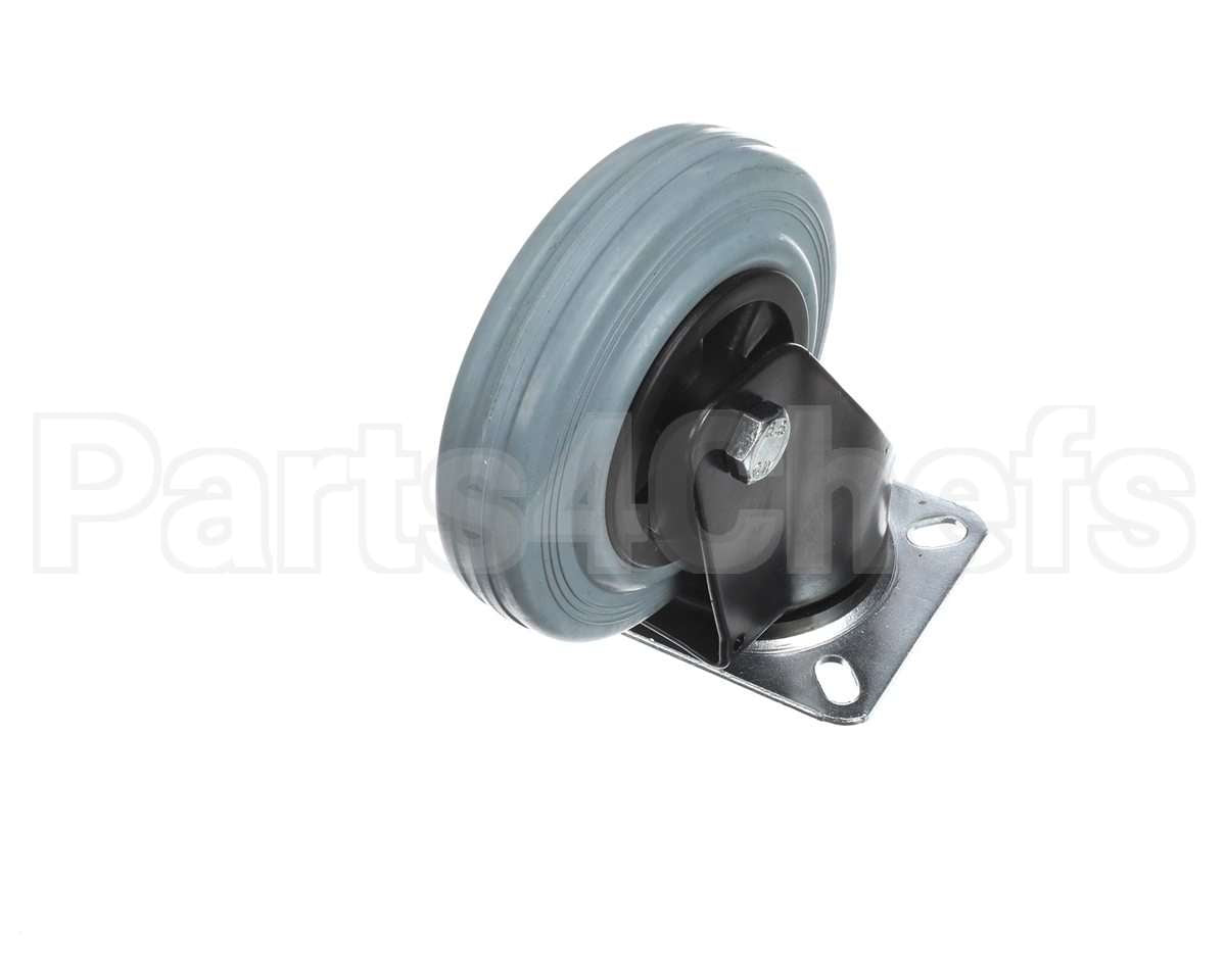 9040489 Fri-Jado Swivel Caster Black Fork Tire Size 125X3