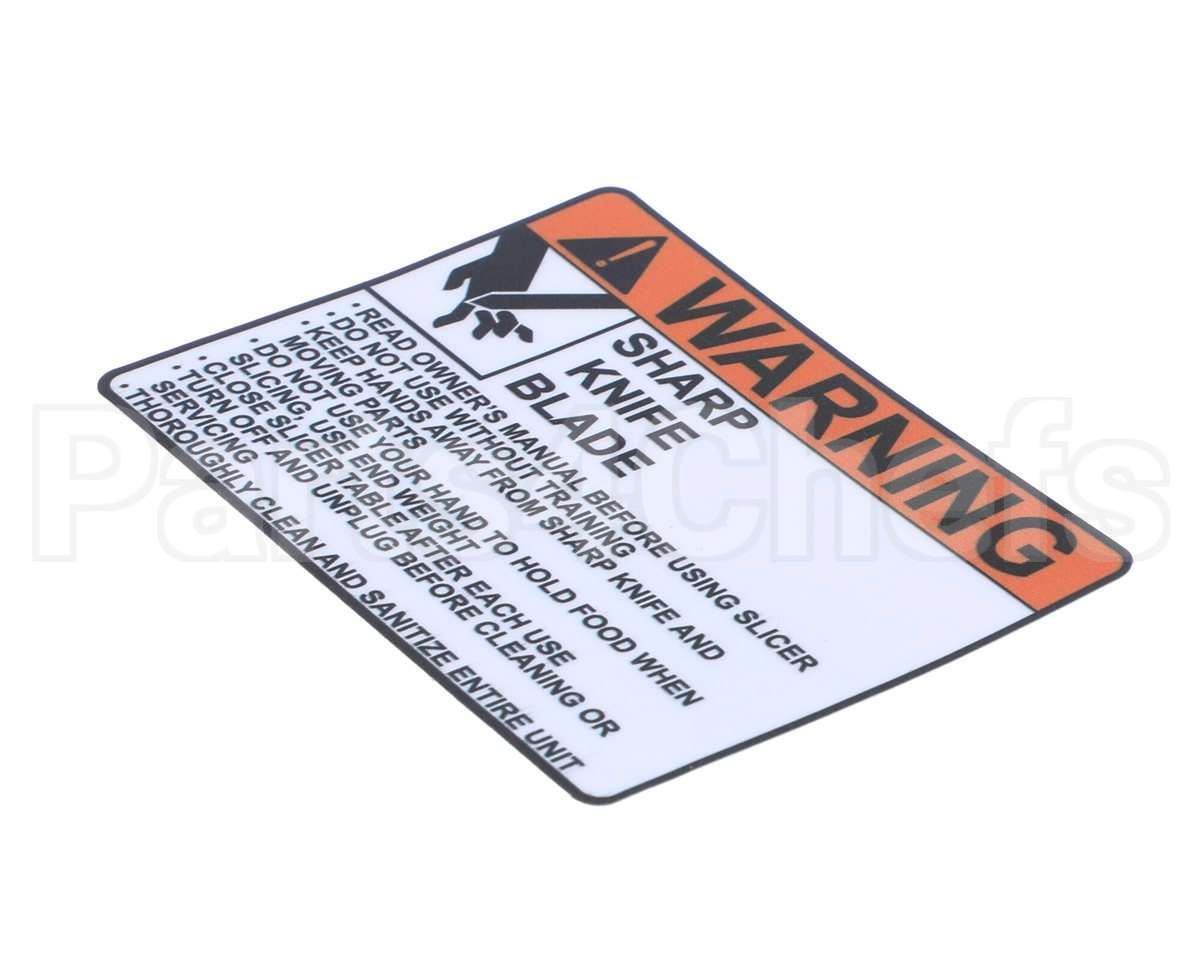 920200 Globe Warning Label - Large