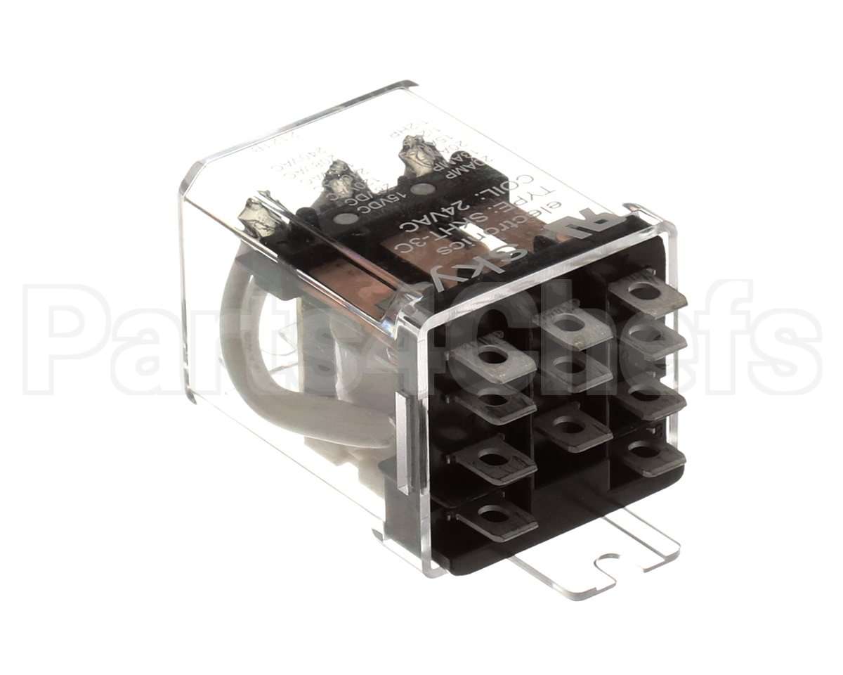 94-007 Mars Air Systems Relay, 3 Pole, 2 Throw, 24V Co