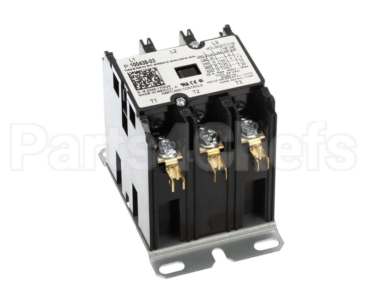 95M57 Heatcraft 24V(460V) 25Amp 3P Contactor
