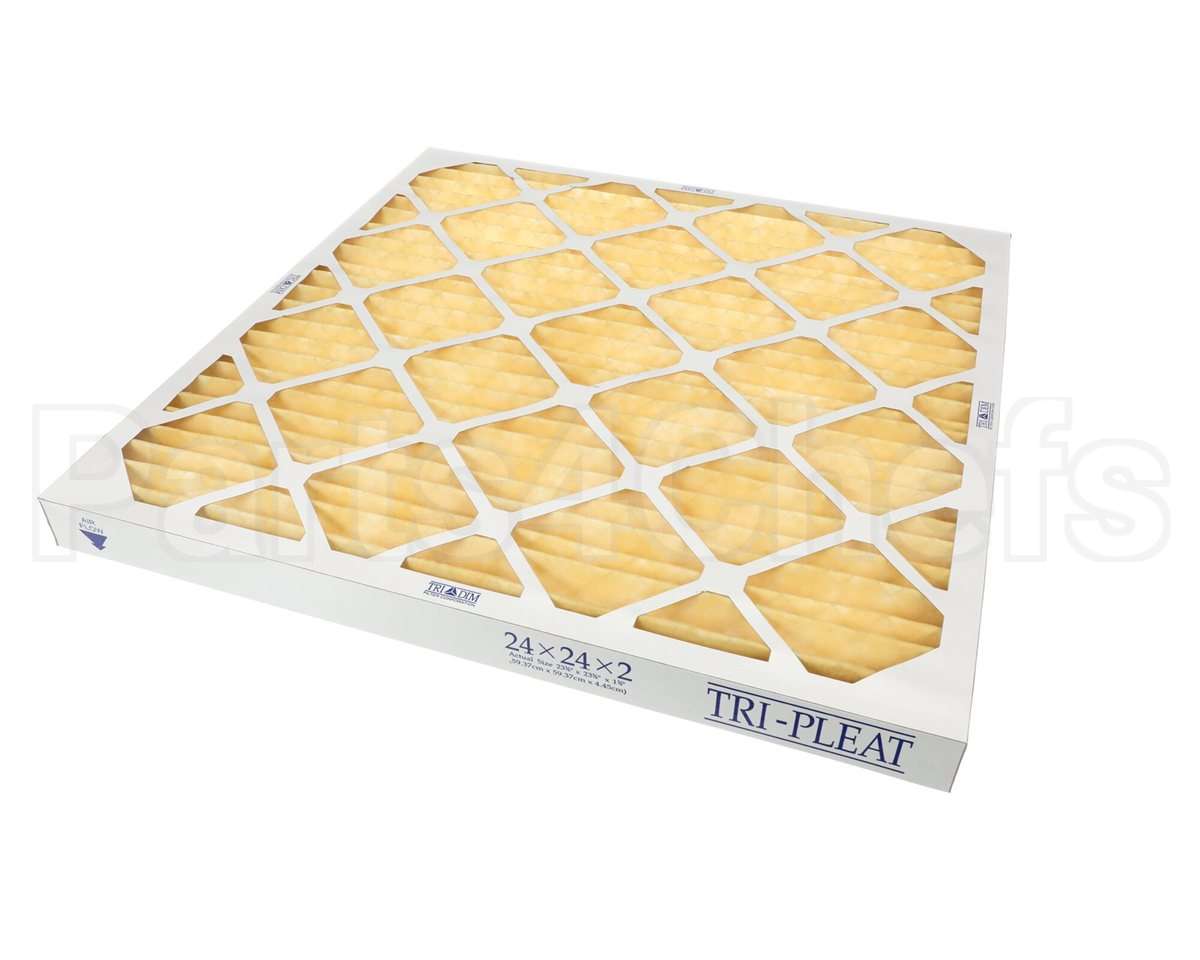 97L87 Lennox Pleated Air Filter, Merv 11, 24 In. X 24