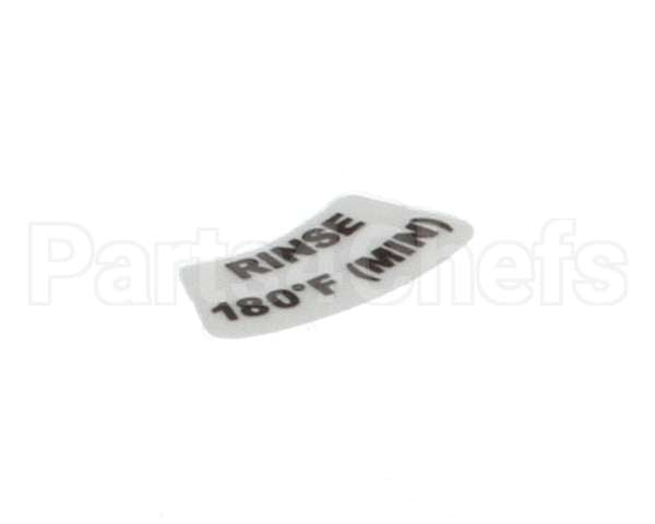 9905-002-97-62 Jackson Decal, Rinse 180F (Min)