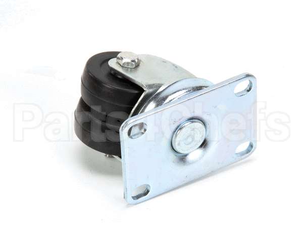 99641 Silver King Caster Plate 2 In Wh/2 7/8 In Th