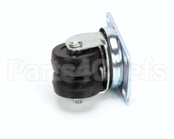 99641 Silver King Caster Plate 2 In Wh/2 7/8 In Th