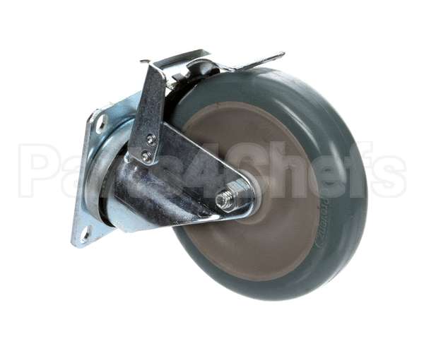 PC175-1 Biro Caster, 5 In. Dia, Total Lock Swivel
